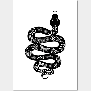 Folk Snake Posters and Art